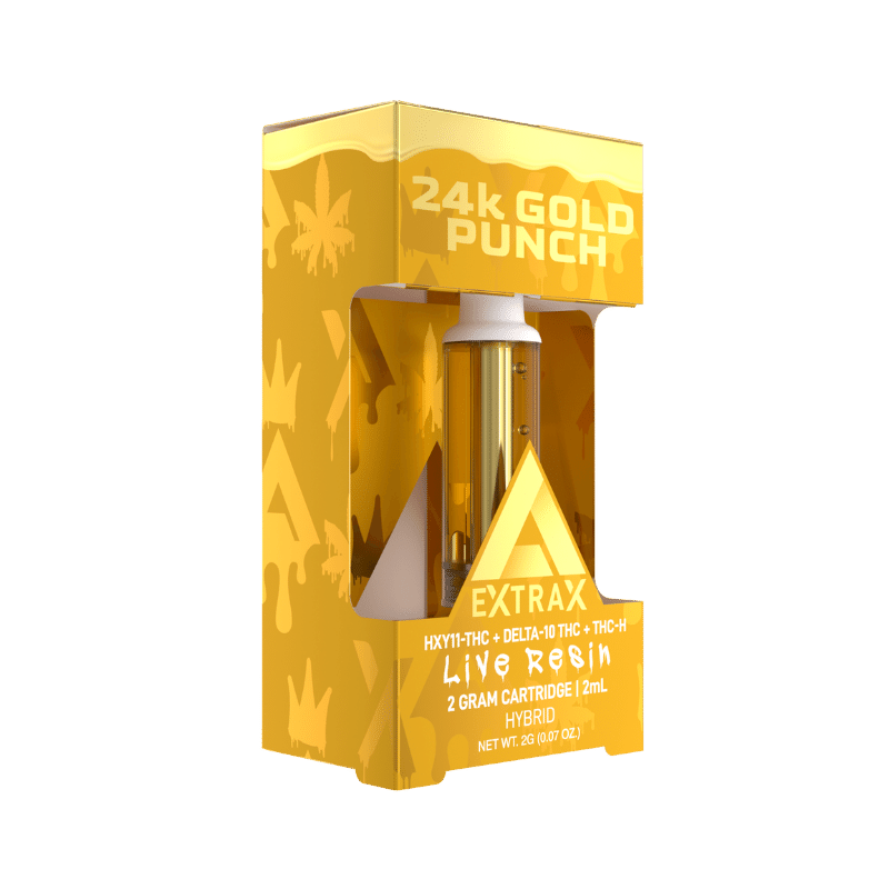 24k Gold Punch Delta-11 THC Cartridge